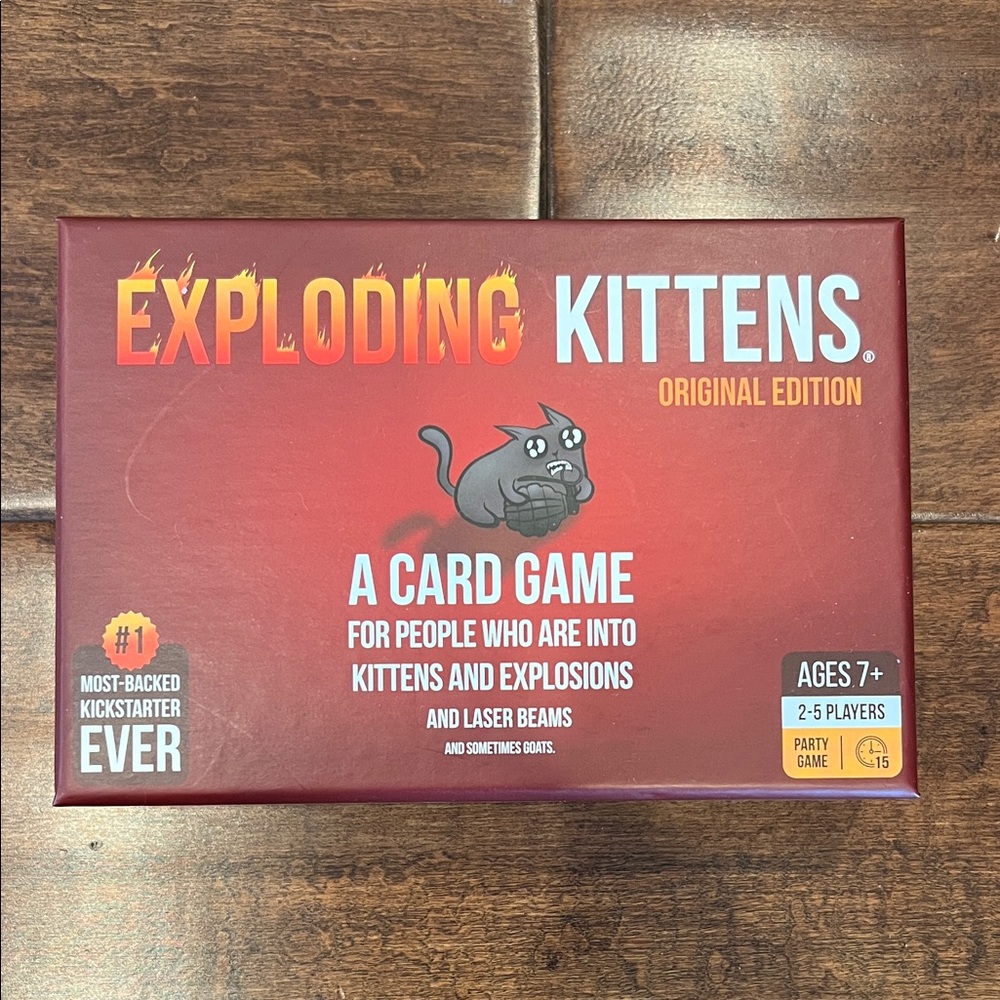 Exploding Kittens Original Edition Card Game - Picture 1 of 2